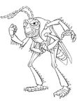 coloriage enfant 1001 Pattes