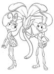 coloriage enfant 1001 Pattes