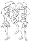 coloriage enfant 1001 Pattes