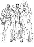 coloriage enfant 4 Fantatisques