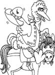 coloriage enfant 5 Rue Sesame