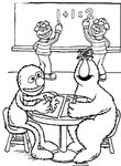 coloriage enfant 5 Rue Sesame