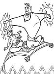 coloriage enfant Aladdin