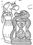 coloriage enfant Aladdin