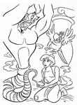 coloriage enfant Aladdin