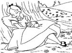 coloriage enfant Alice