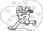 coloriage enfant Amour