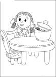 coloriage enfant Andy Pandy