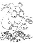 coloriage enfant Arthur