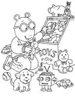 coloriage enfant Arthur