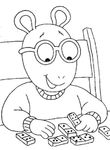 coloriage enfant Arthur