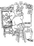 coloriage enfant Arthur