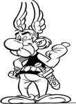 dessin enfant Asterix