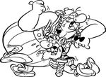 coloriage enfant Asterix