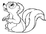 coloriage enfant Bambi