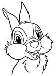 coloriage enfant Bambi