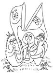 coloriage enfant Barbapapa
