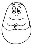 coloriage enfant Barbapapa