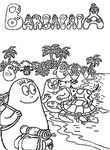 coloriage enfant Barbapapa