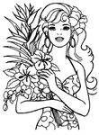 dessin enfant Barbie
