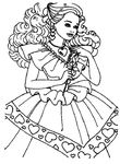 dessin enfant Barbie