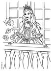 coloriage enfant Barbie