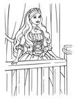 coloriage enfant Barbie