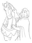 coloriage enfant Bossu De Notre Dame