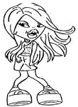 coloriage enfant Bratz