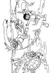 coloriage enfant Bus Magique