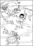 coloriage enfant Bus Magique