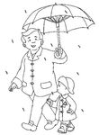 coloriage enfant Caillou