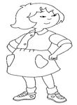 coloriage enfant Caillou
