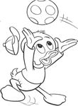 coloriage enfant Donald