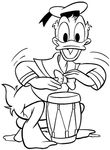 coloriage enfant Donald
