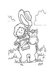 coloriage enfant Fisher Price