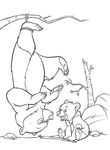 coloriage enfant Frere Des Ours