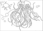 coloriage enfant Gang De Requins
