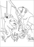 coloriage enfant Gang De Requins