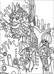 coloriage enfant Gang De Requins