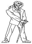 coloriage enfant Jackie Chan