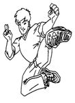 coloriage enfant Jackie Chan