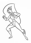 coloriage enfant Kim Possible