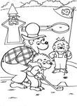 coloriage enfant La Famille Berenstain