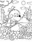 coloriage enfant La Famille Berenstain