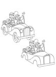 coloriage enfant La Famille Berenstain