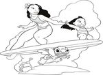 coloriage enfant Lilo