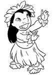 coloriage enfant Lilo