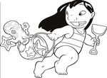 coloriage enfant Lilo