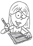 coloriage enfant Lizzie Mc Guire